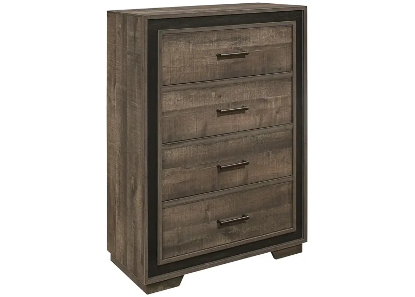 Kerren Chest in Rustic Mahogany and Dark Ebony by Homelegance