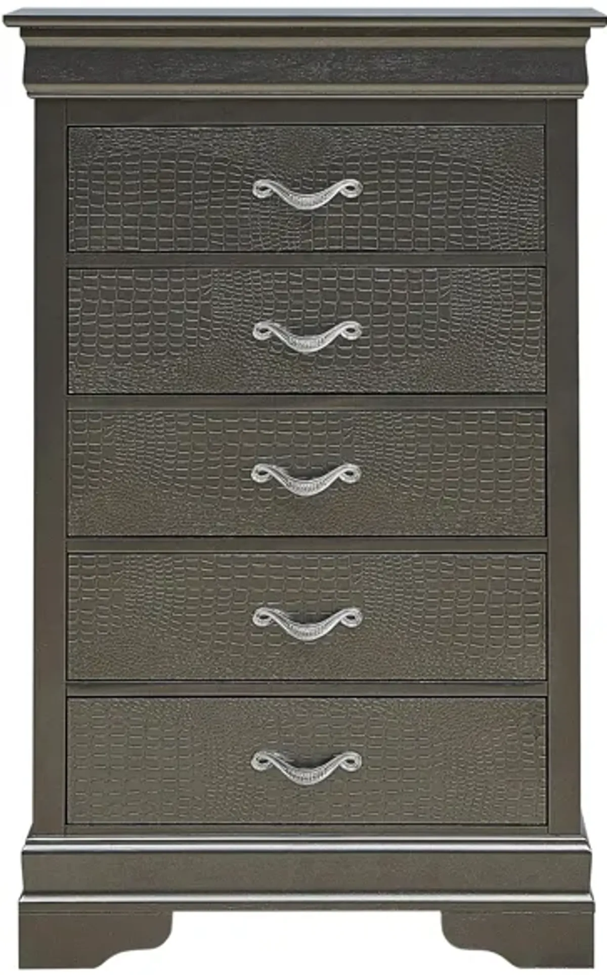 Lorana Chest in Metalic Black by Glory Furniture