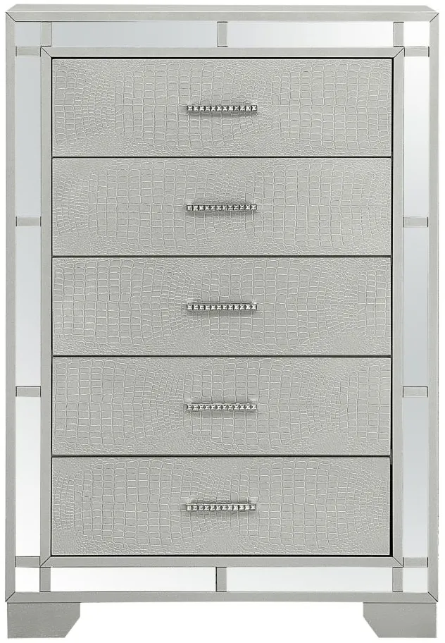 Madison Chest in Silver Champagne by Glory Furniture