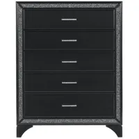Mossbrook Chest in Pearl Black Metallic by Homelegance