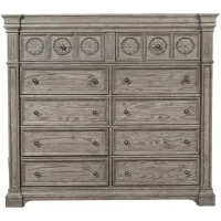 Kingsbury 10 Drawer Master Chest in Brown by Bellanest.