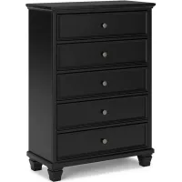 Lanolee Chest in Black by Ashley Furniture
