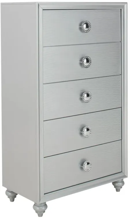 Hazel Chest in Silver by Hillsdale Furniture