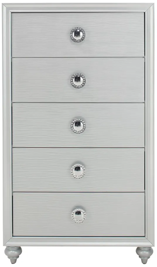 Hazel Chest in Silver by Hillsdale Furniture