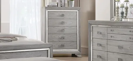 Vail Bedroom Chest in Light Gray by Crown Mark