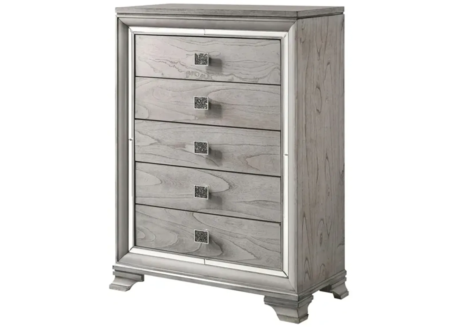 Vail Bedroom Chest in Light Gray by Crown Mark