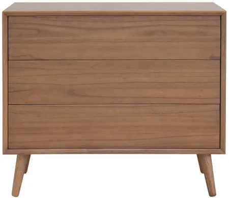Henley 3-Drawer Chest in Newton Brown by New Pacific Direct