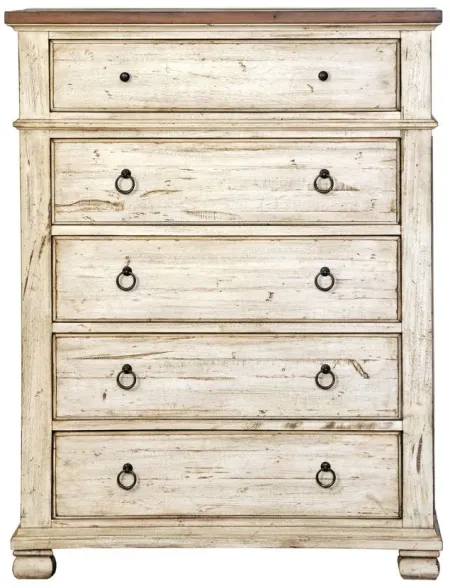 Belmont Chest in Timbered Brown Farmhouse & Antique Linen by Napa Furniture Design