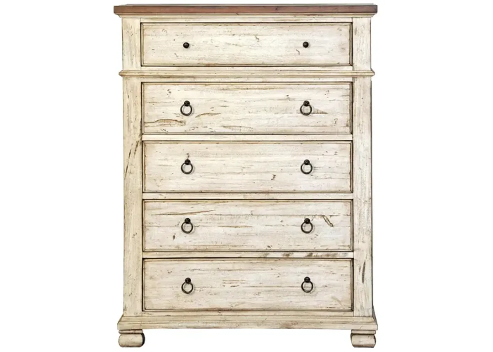 Belmont Chest in Timbered Brown Farmhouse & Antique Linen by Napa Furniture Design