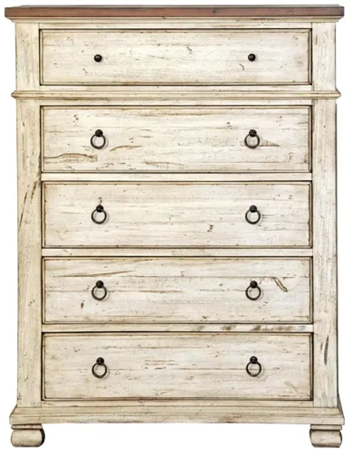 Belmont Chest in Timbered Brown Farmhouse & Antique Linen by Napa Furniture Design