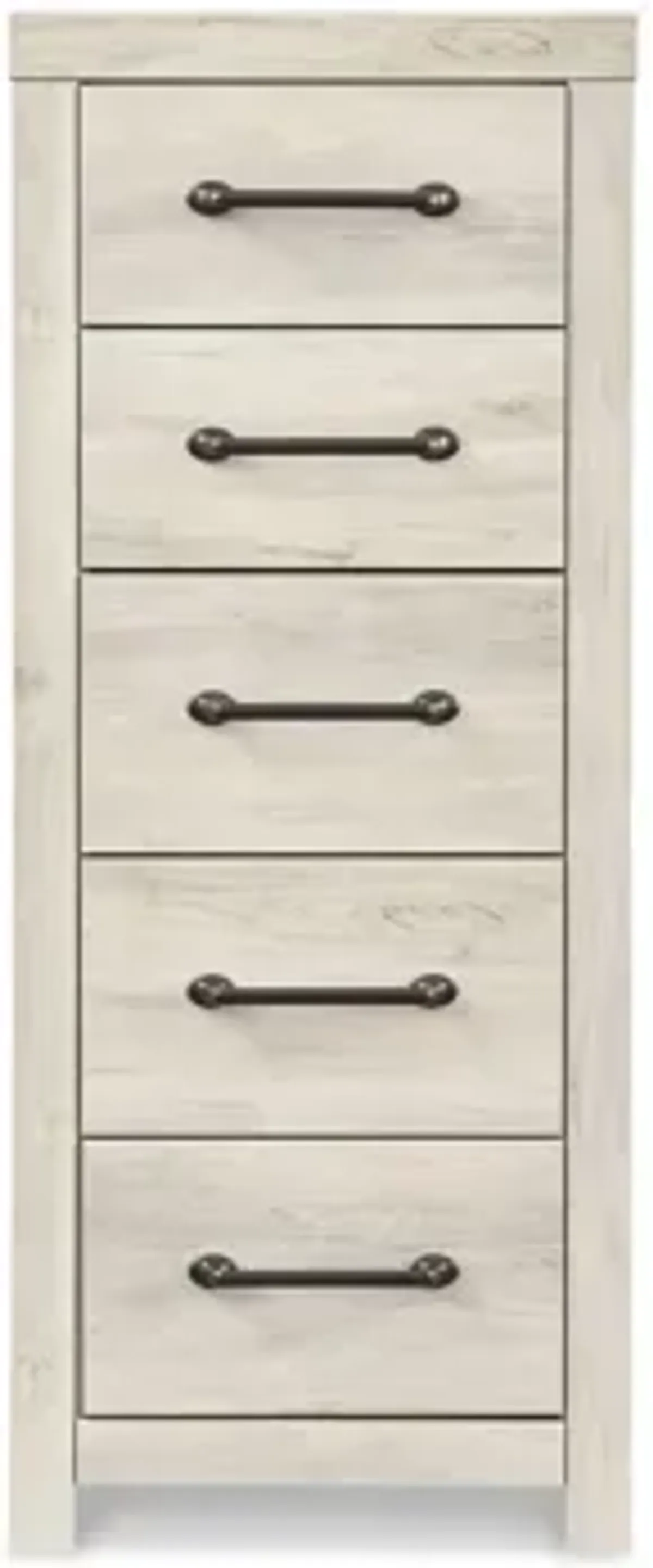 Luna Narrow Chest in Whitewash by Ashley Furniture