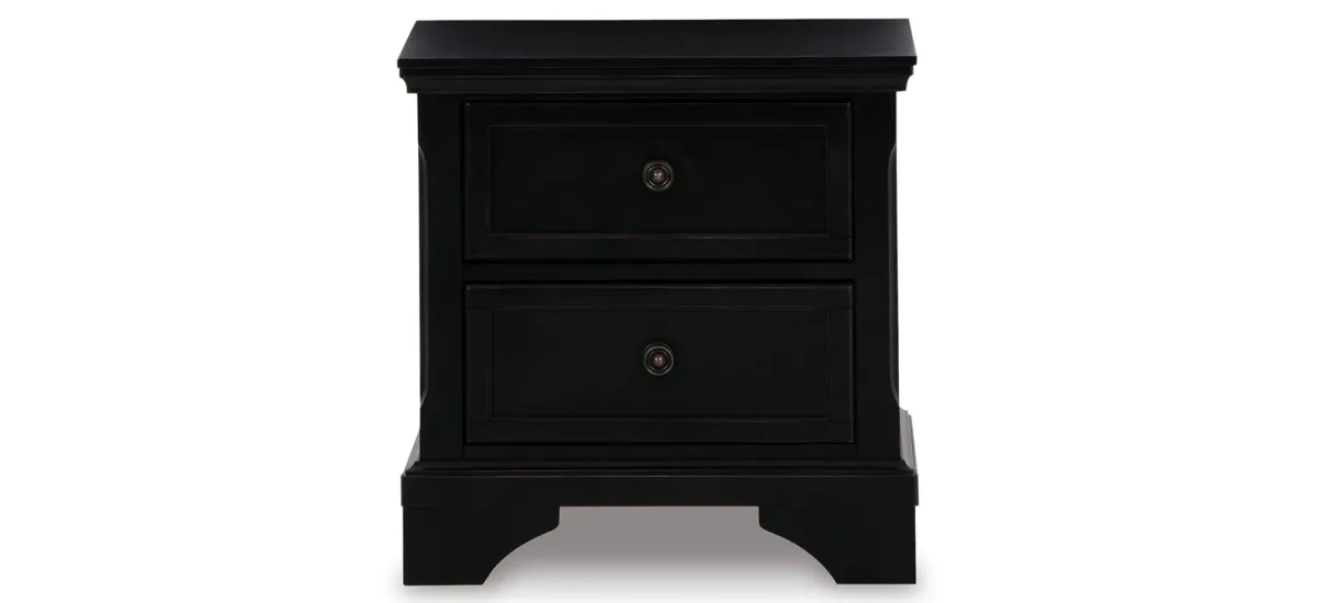 Chylanta Nightstand in Black by Ashley Furniture