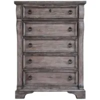 Heirloom Chest in Rustic Charcoal Brown by American Woodcrafters