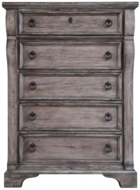 Heirloom Chest in Rustic Charcoal Brown by American Woodcrafters
