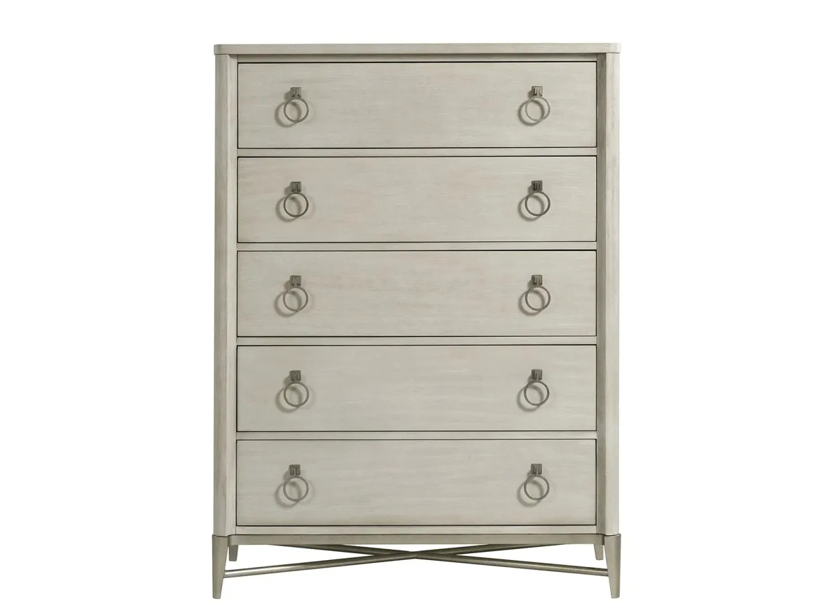 Maisie Five Drawer Chest in Champagne by Riverside Furniture