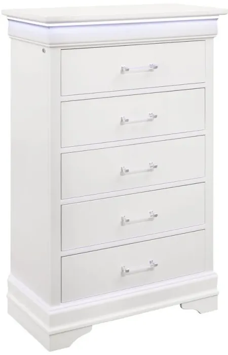Charlie Chest in White by Global Furniture Furniture USA