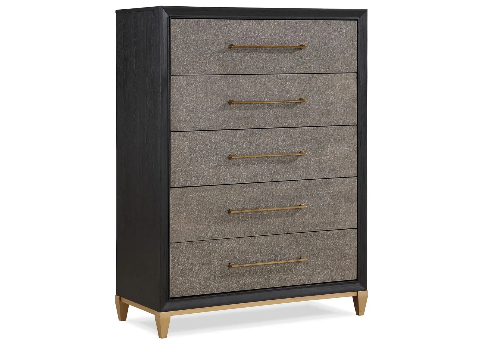 Payson Chest in Charcoal Black/Light Khaki by Crown Mark