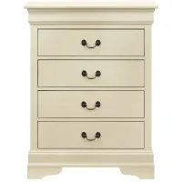 Rossie 4-Drawer Bedroom Chest in Beige by Glory Furniture