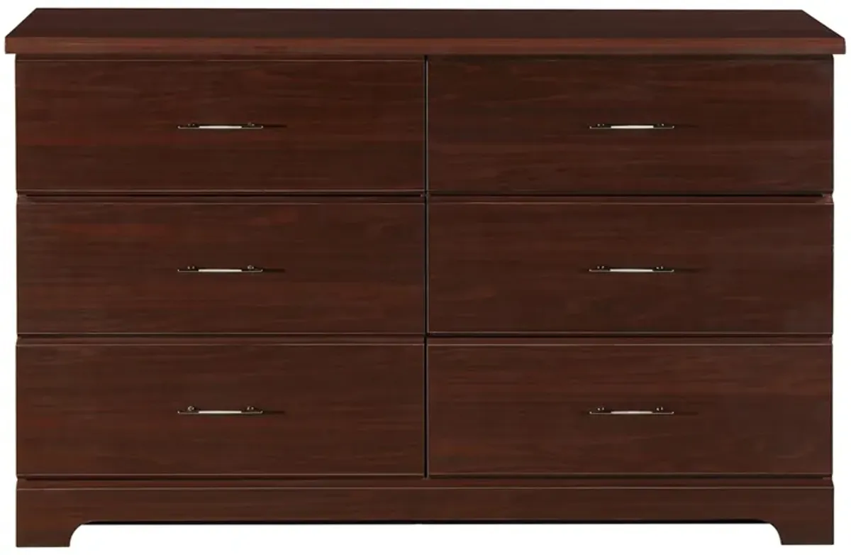 Brooks 6 Drawer Dresser in Espresso by Bellanest