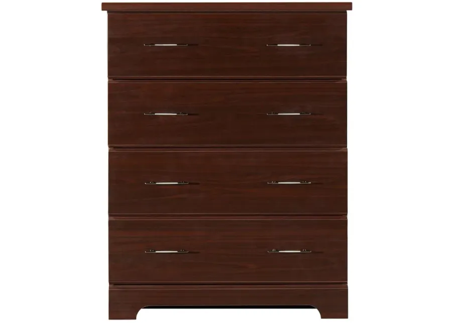 Brooks 4 Drawer Chest in Brown by Bellanest