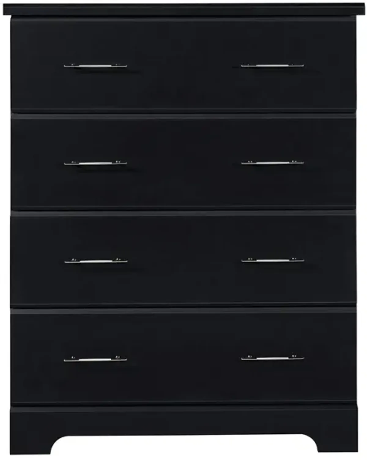 Brooks 4 Drawer Chest in Black by Bellanest