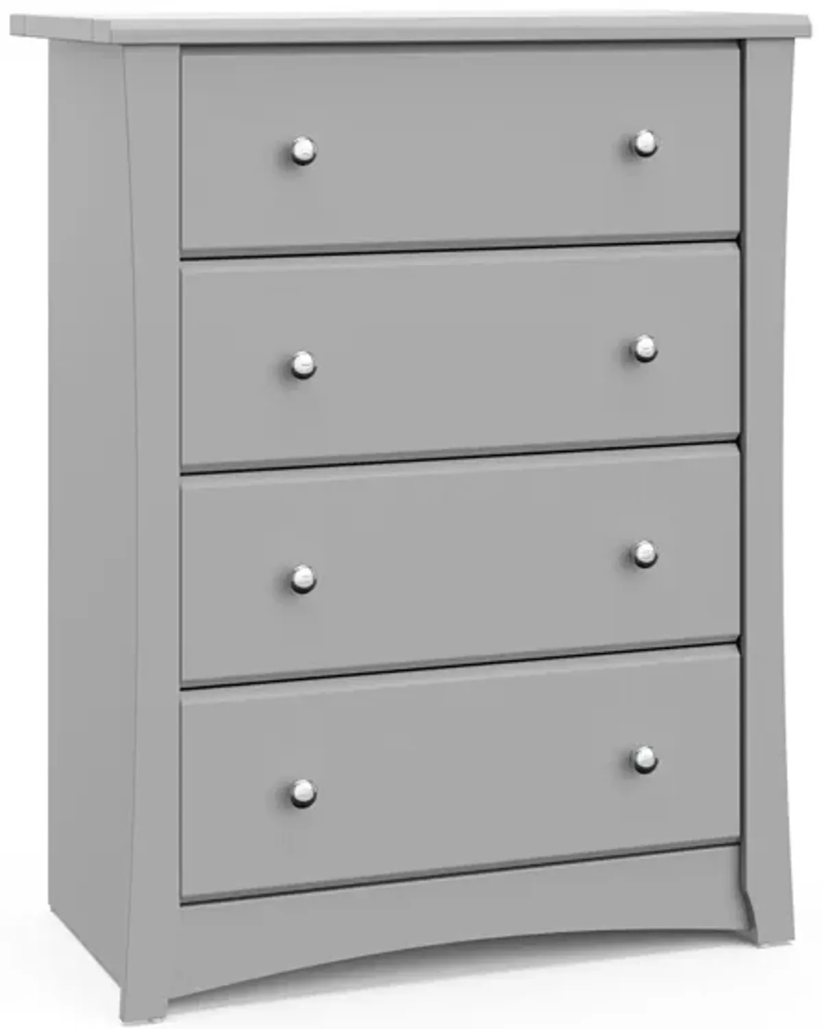 Crest 4-Drawer Chest in Gray by Bellanest