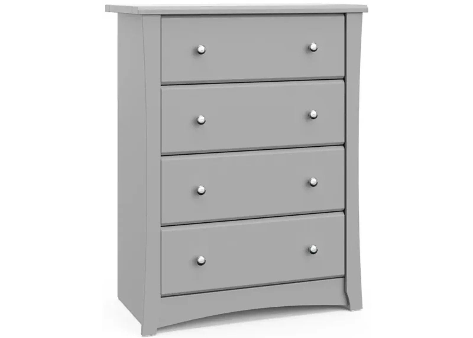 Crest 4-Drawer Chest in Gray by Bellanest