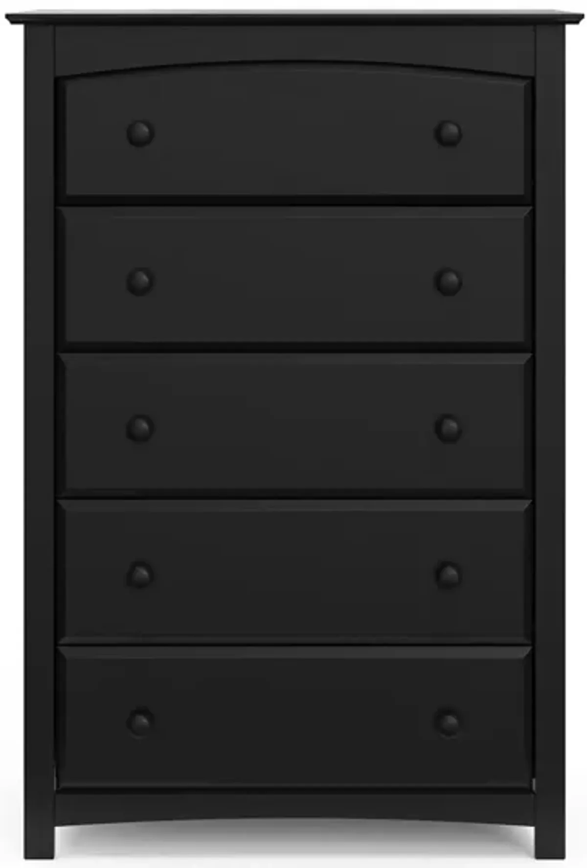 Kenton 5-Drawer Chest in Black by Bellanest