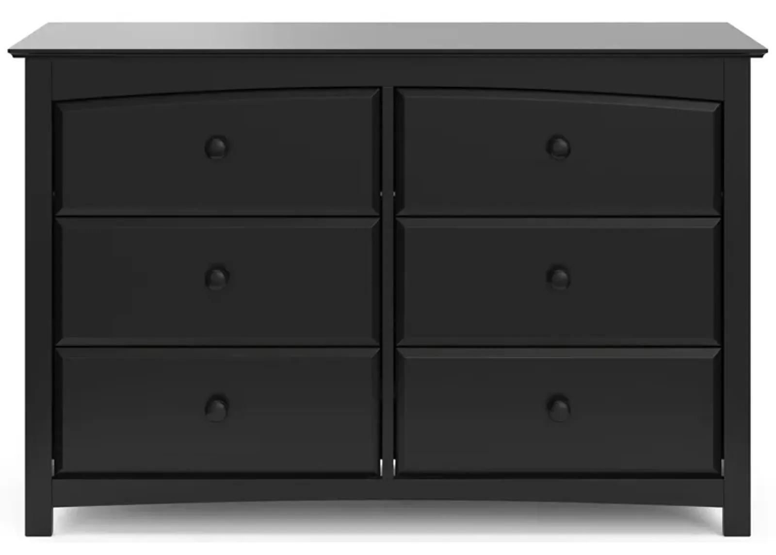 Kenton 6-Drawer Dresser in Black by Bellanest