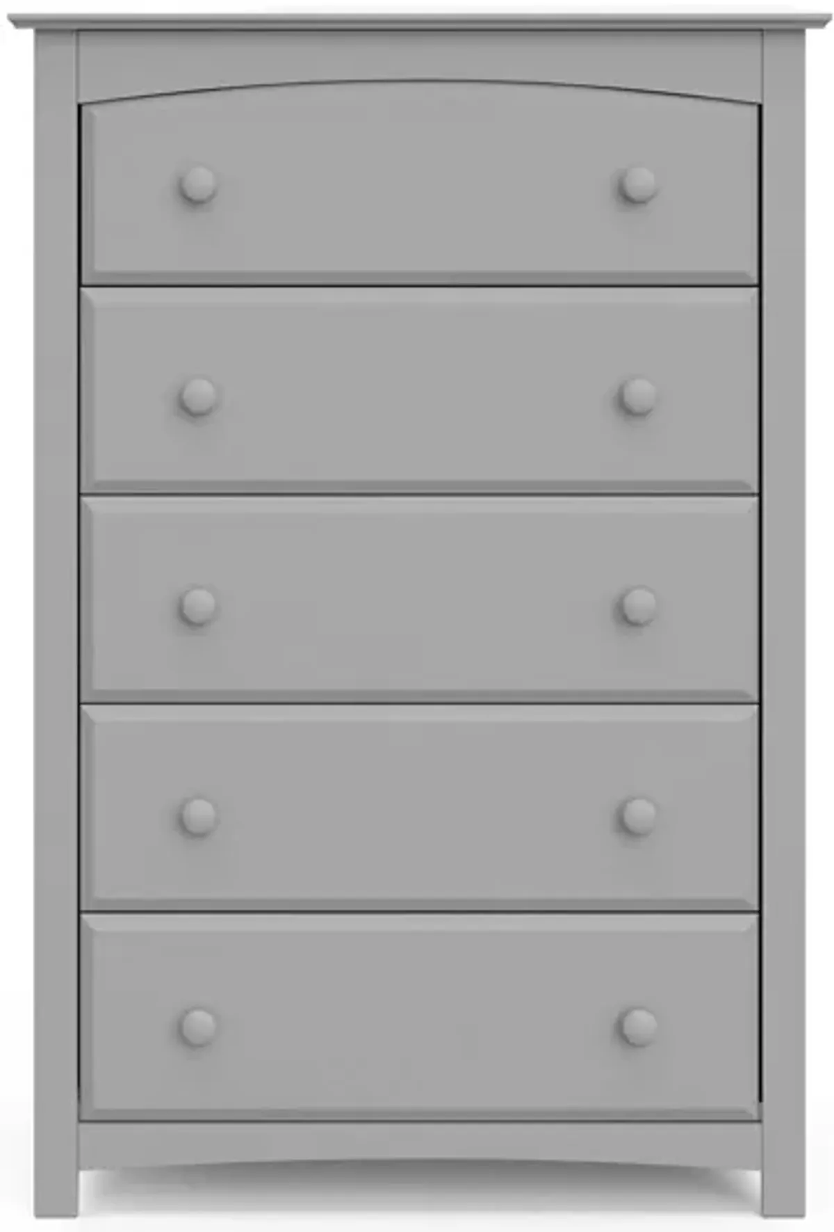 Kenton 5 Drawer Chest in Pebble Gray by Bellanest