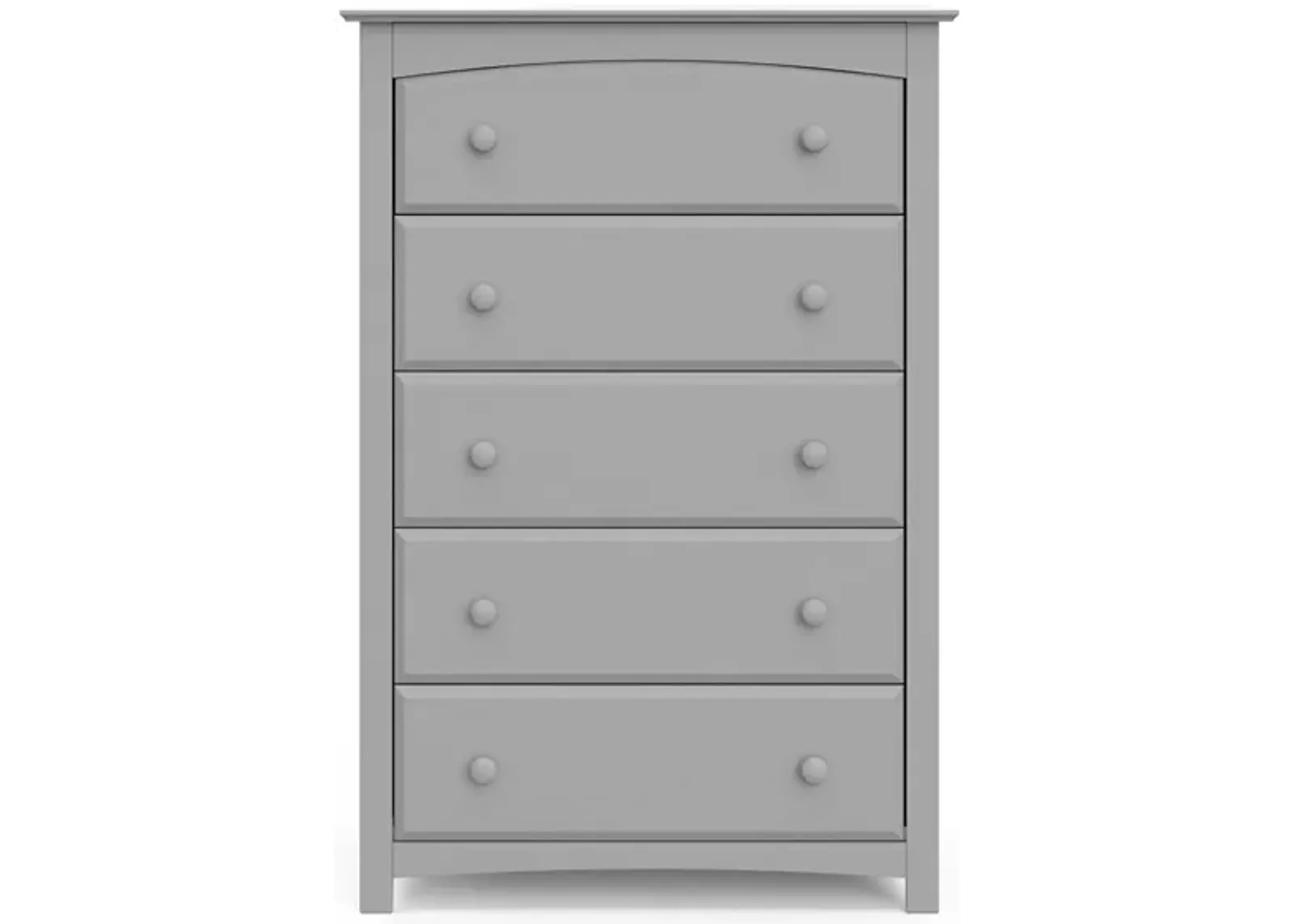 Kenton 5 Drawer Chest in Pebble Gray by Bellanest