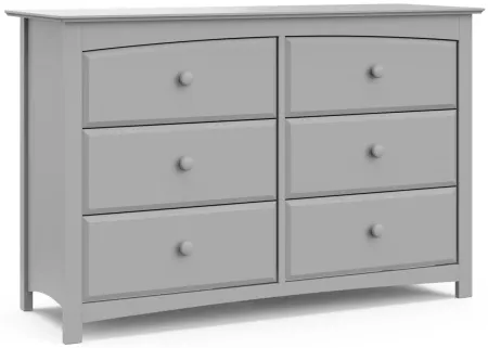 Kenton 6-Drawer Dresser in Pebble Gray by Bellanest