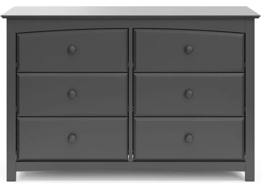 Kenton 6-Drawer Dresser in Gray by Bellanest