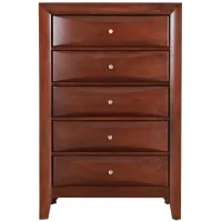 Marilla Bedroom Chest in Cherry by Glory Furniture