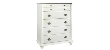 Summit Bedroom Chest in White by Glory Furniture