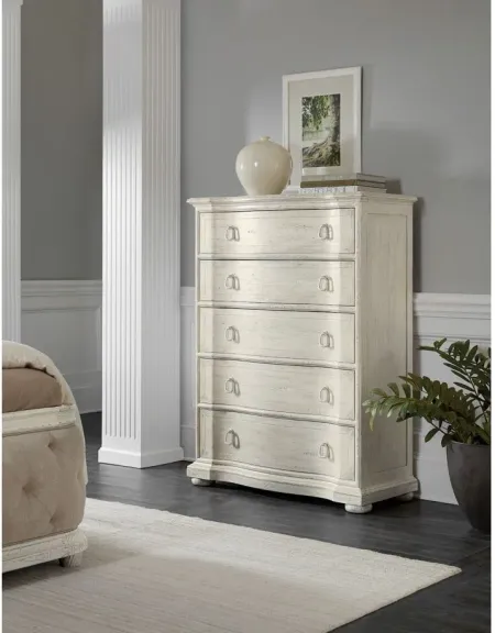Traditions Six-Drawer Chest in Whites/Creams/Beiges by Hooker Furniture