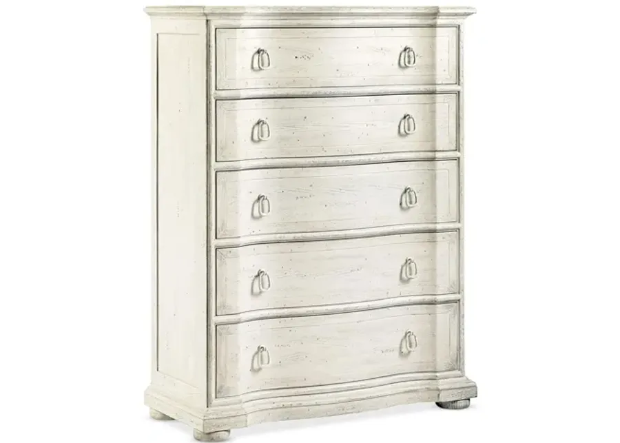 Traditions Six-Drawer Chest in Whites/Creams/Beiges by Hooker Furniture