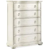 Traditions Six-Drawer Chest in Whites/Creams/Beiges by Hooker Furniture