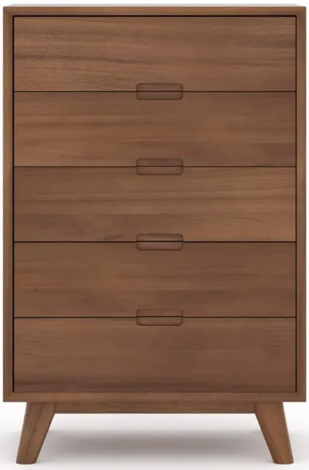 Selena High Chest in Walnut Stain by Unique Furniture