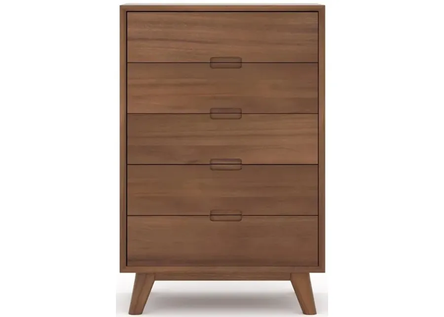 Selena High Chest in Walnut Stain by Unique Furniture