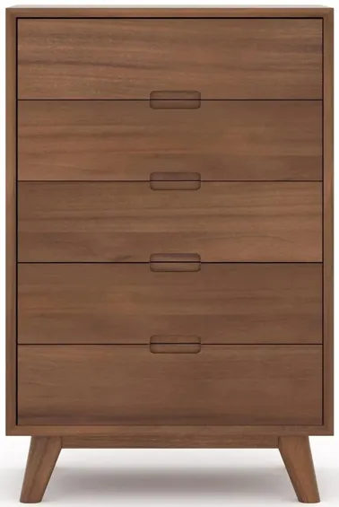 Selena High Chest in Walnut Stain by Unique Furniture