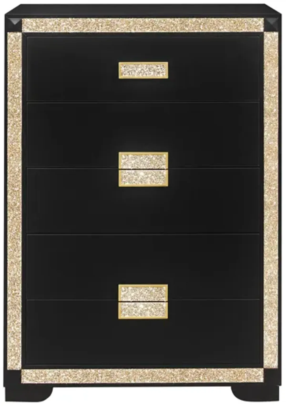 Blake Chest in Black/Gold by Global Furniture Furniture USA