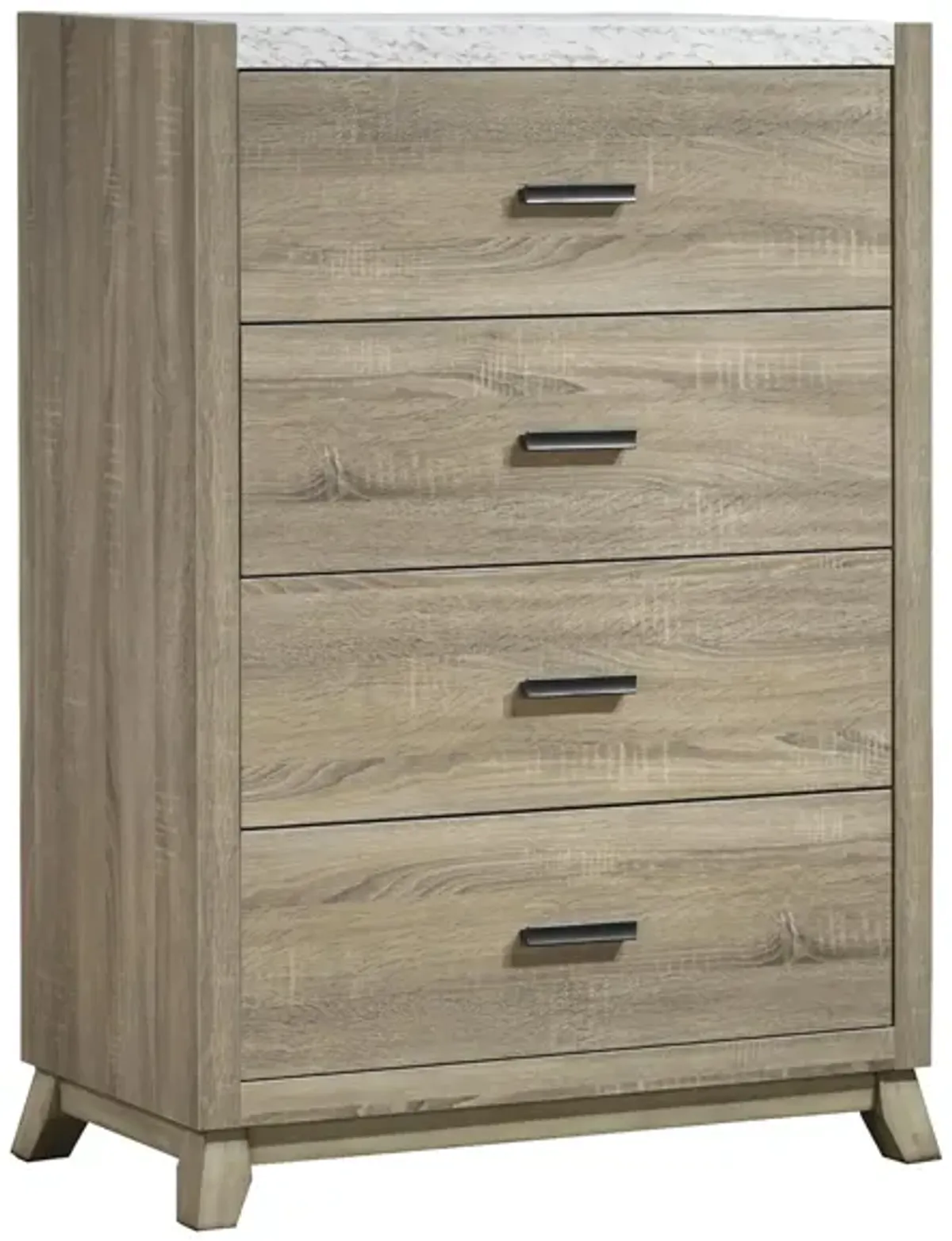 Tilston Chest in Light Distressed Oak by Crown Mark