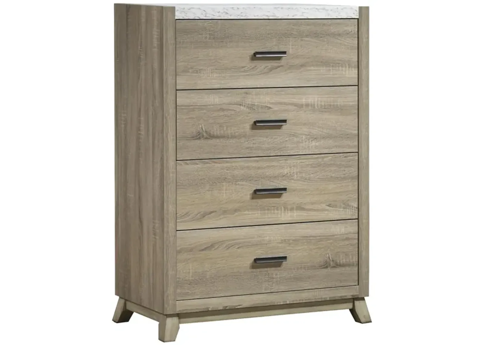 Tilston Chest in Light Distressed Oak by Crown Mark