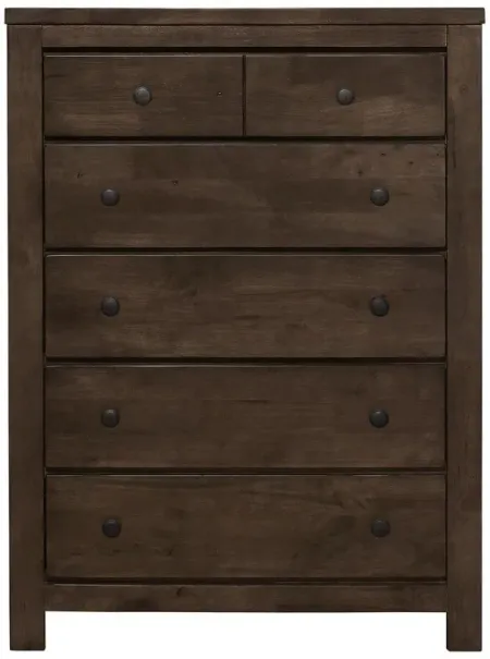 Ashton Hills Bedroom Chest in ash brown by Emerald Home Furnishings