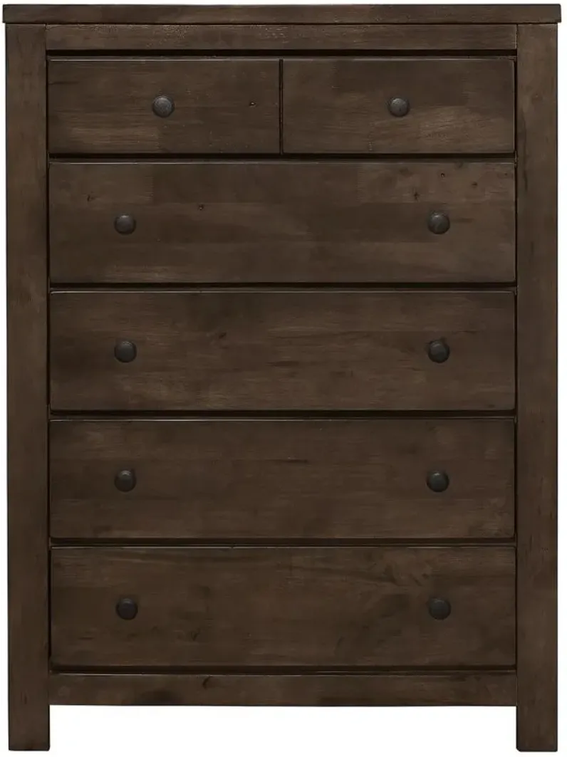 Ashton Hills Bedroom Chest in ash brown by Emerald Home Furnishings