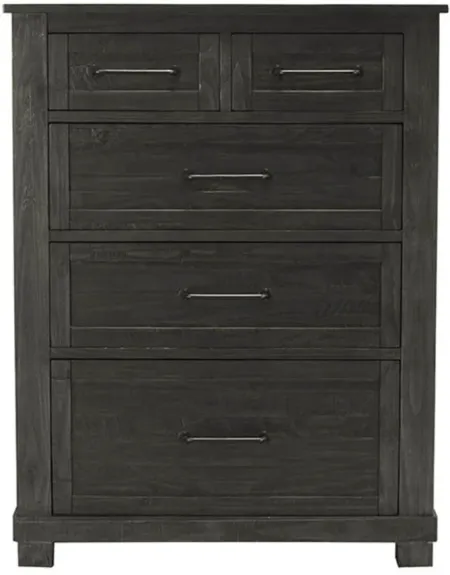 Sun Valley Bedroom Chest in Charcoal by A-America