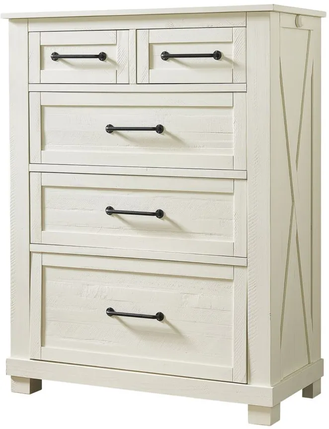 Sun Valley Bedroom Chest in White by A-America