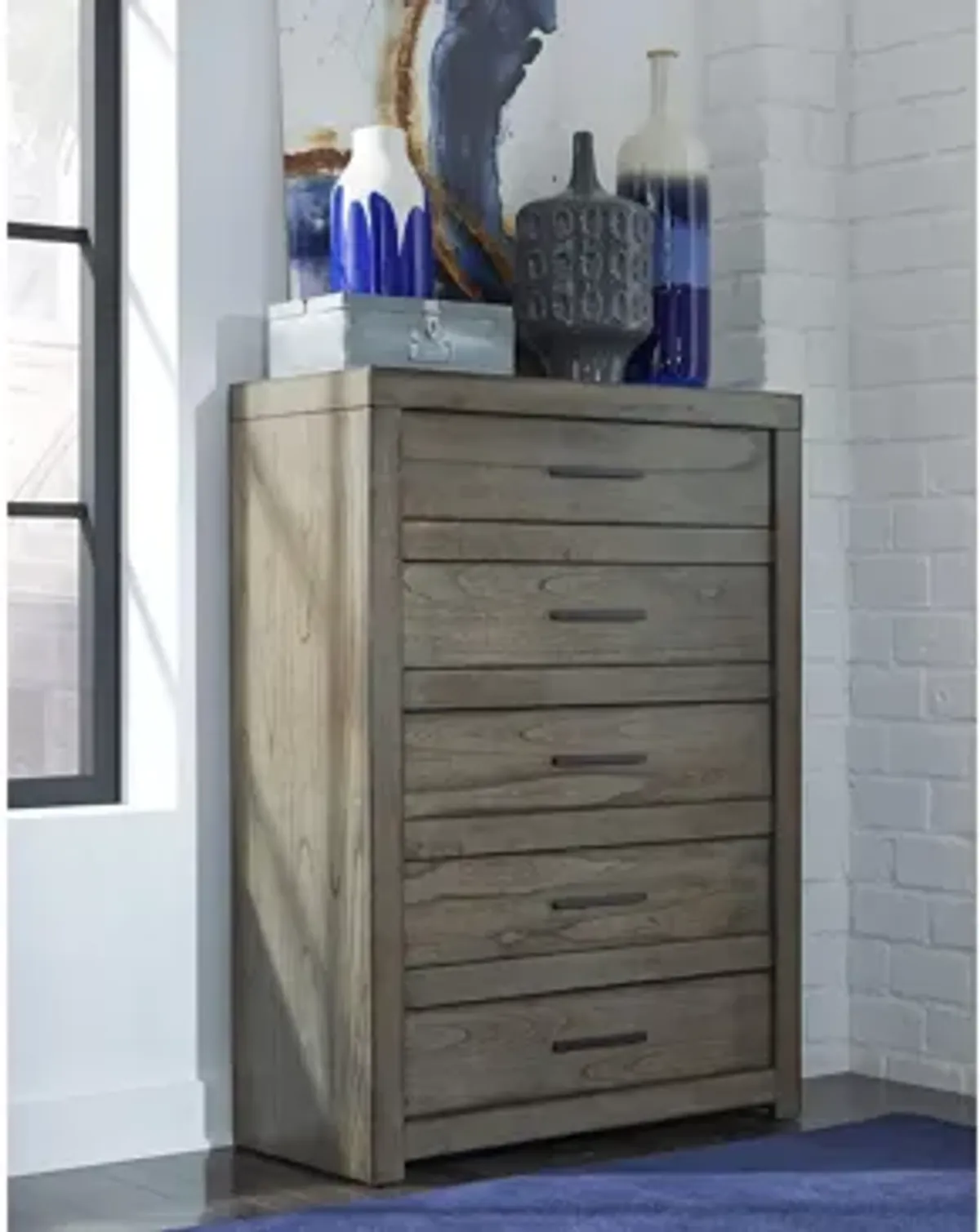 Modern Loft 5 Drawer Chest