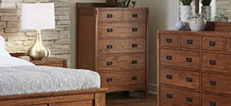 Mission Hill Bedroom Chest in Harvest by A-America